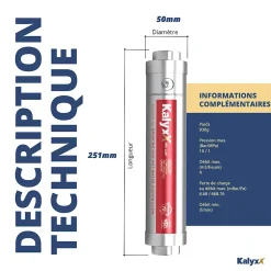 Adoucisseur d'eau Anticalcaire innovant IPS Kalyxx RedLine G3/4 femelle (IPSKXRG34)