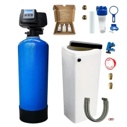 Adoucisseur D'eau Bi Bloc 25l Fleck 5600 Sxt Complet Avec Accessoires