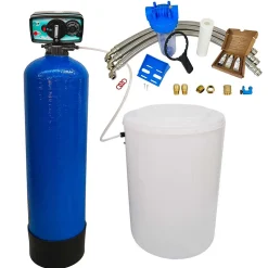 Adoucisseur D'eau Bi Bloc 50l Fleck 5600 Volumétrique Mécanique Complet Avec Accessoires