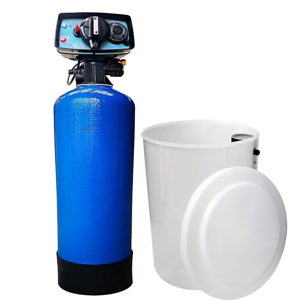 Adoucisseur D'eau Bi Bloc 50l Fleck 5600 Volumétrique Mécanique Complet Avec Accessoires