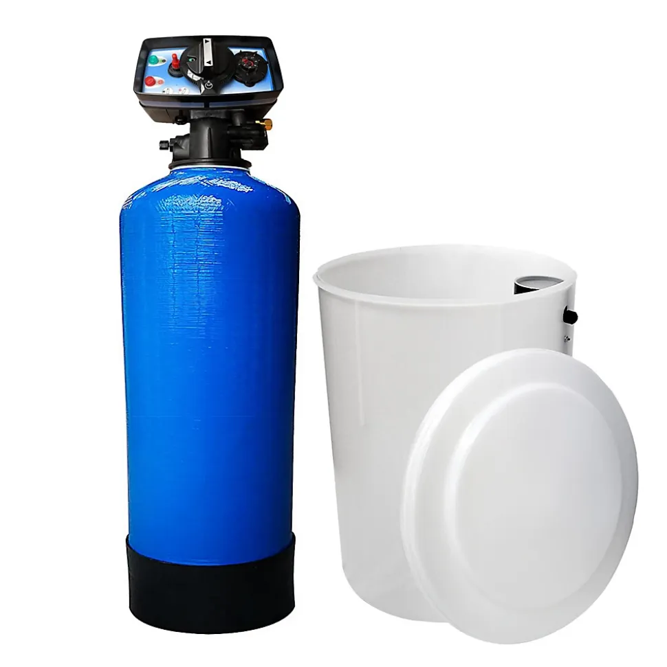 Adoucisseur D'eau Bi Bloc 50l Fleck 5600 Chronométrique Mécanique Complet Avec Accessoires