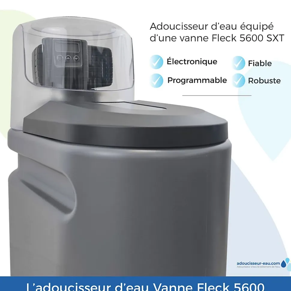 Adoucisseur D'eau 30l Fleck 5600 Sxt Complet Avec Accessoires