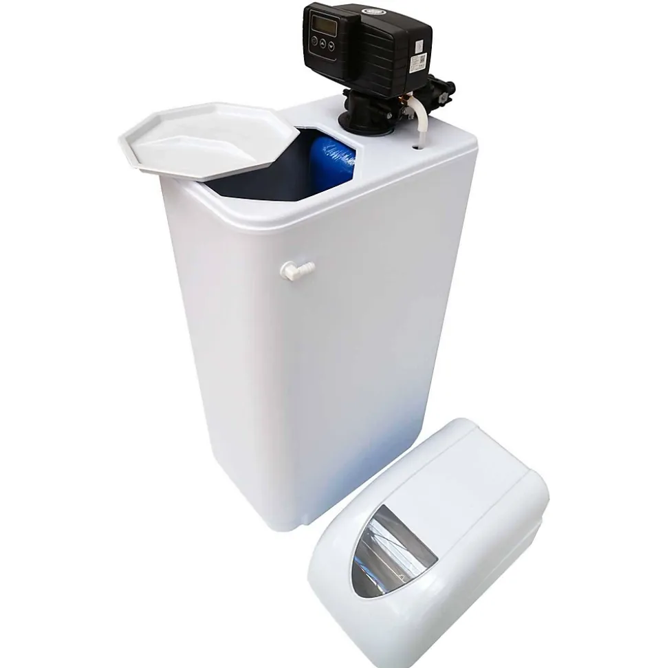 Adoucisseur D'eau 16l Vanne Fleck 5600 Sxt Complet Bac Blanc - Kit Essentiel