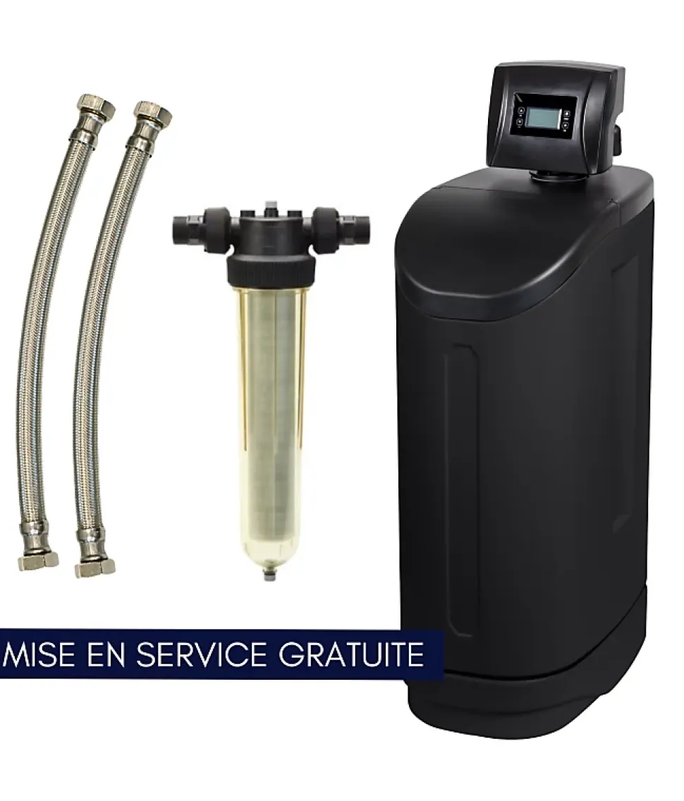Adoucisseur d'eau PHOCION 34L gros débit avec Accessoires + Mise en Service Gratuite