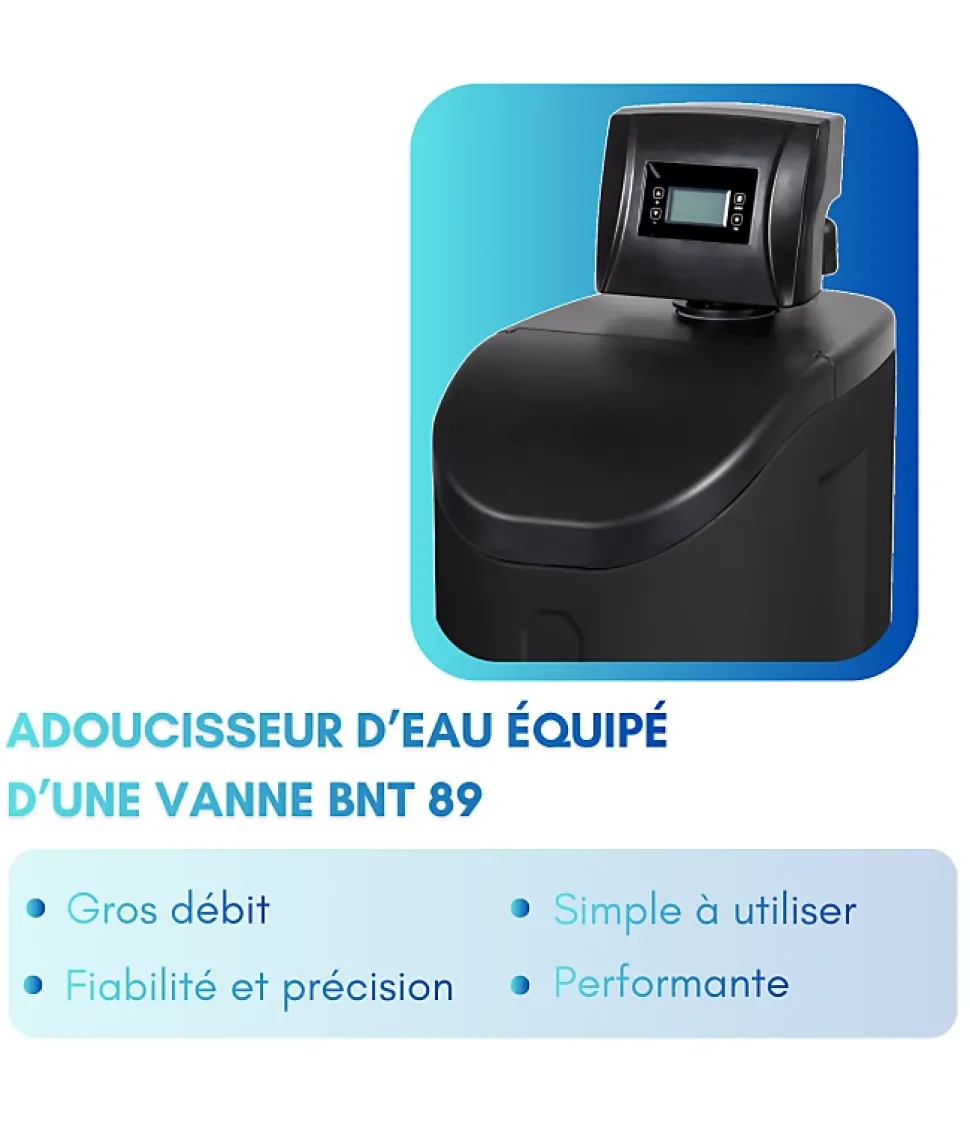 Adoucisseur d'eau PHOCION 34L gros débit avec Accessoires + Mise en Service Gratuite