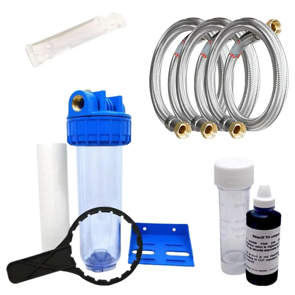 Adoucisseur D'eau Sans électricité Kube 8l Vanne Volumétrique Mécanique - Complet Avec Accessoires
