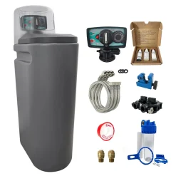 Adoucisseur Eau 25L Fleck 5600 MV Mécanique Volumétrique Complet Avec Accessoires Fabriqué En France