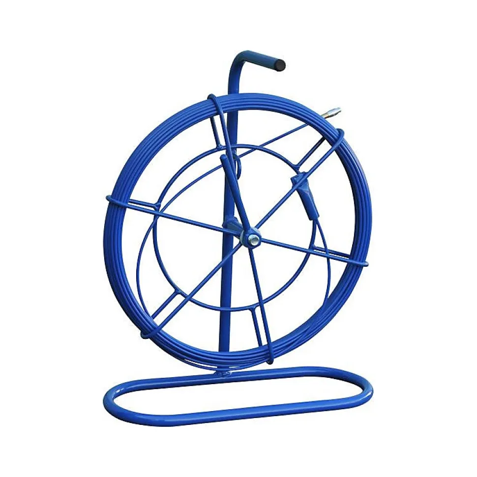 Aiguille fibre de verre 7 mm L 100 M sur moyen dévidoir sans roulettes