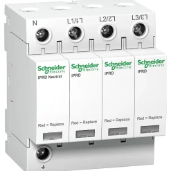 A9l65601 Schneider - Parafoudre Triphasé + Neutre De Type 2 Iprd65r - 65ka - Report De Signalisation