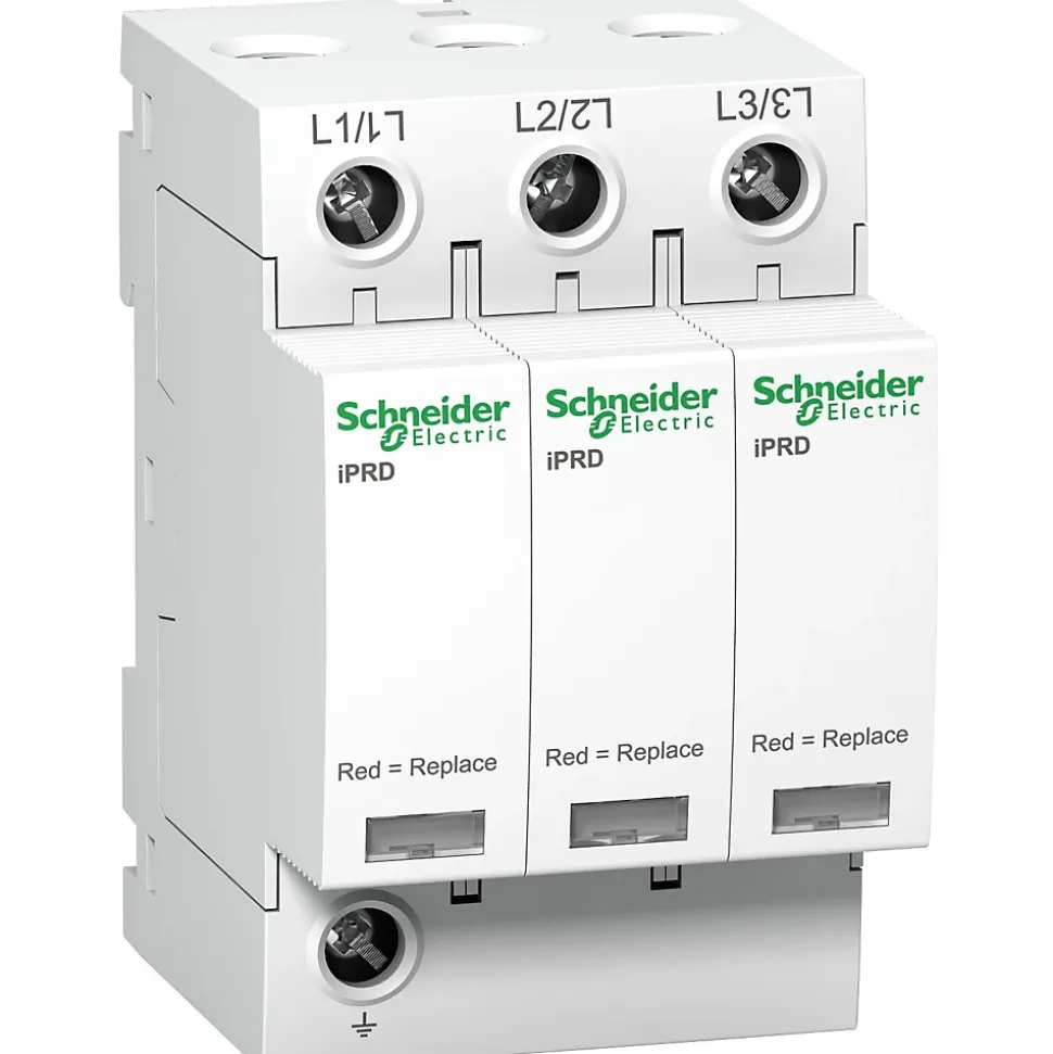 A9l20300 Schneider - Parafoudre Triphasé De Type 2 Iprd20 - 20ka - Report De Signalisation