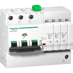 A9l16296 Schneider - Parafoudre Triphasé De Type 2 Autoprotégé - 20ka - Report De Signalisation