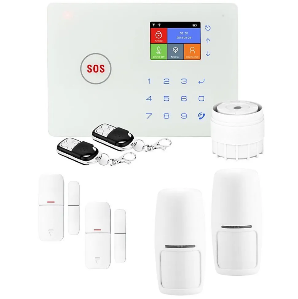 Alarme maison connectée 4G wifi et gsm amazone - lifebox - kit2