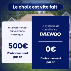 Alarme Maison Wifi Sans Fil Vigilia VIG502 - Kit Complet avec Caméras Full HD intérieur et extérieure autonome et 9 Acces