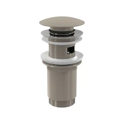 Alca Bonde pour lavabo clic-clac 5/4 " Avec trop-plein, Nickel (A392-N-P)