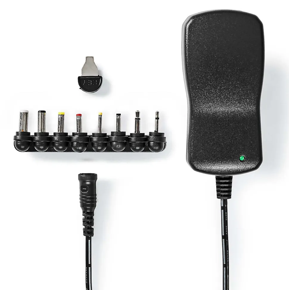 Alimentation 3 à 12V 1.5A - 8 embouts NEDIS