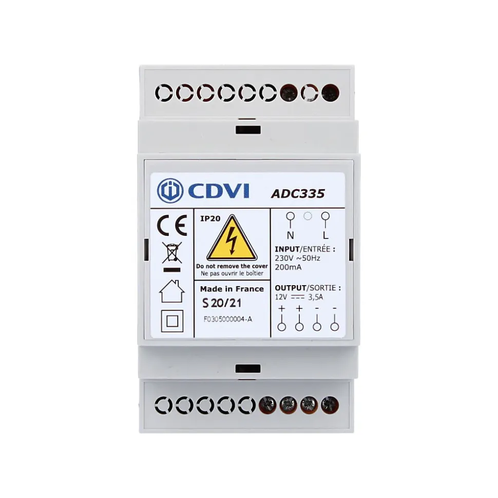 Alimentation Linéaire 12v 3,5a Adc335