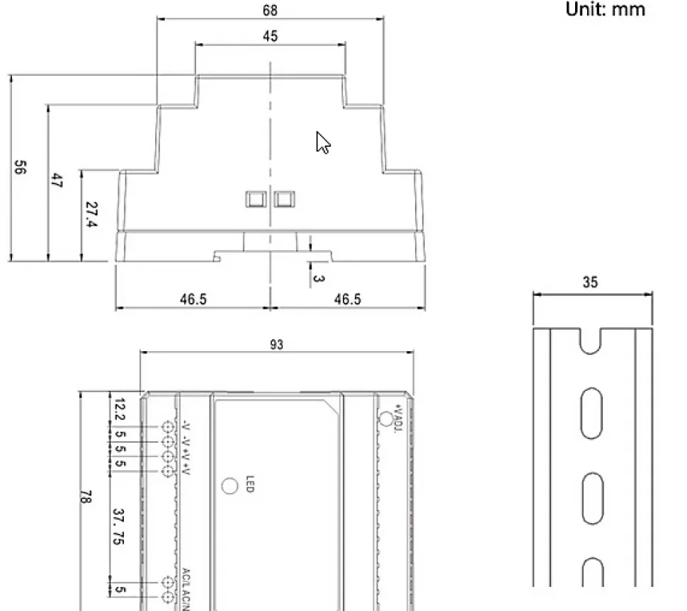 Alimentation modulaire 12v - 5a