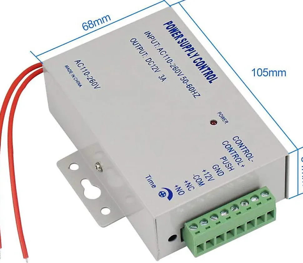 Alimentation temporisée en 12VDC