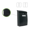 AMIG - Boîte aux lettres 7 - 345 x 240 x 105 mm - Plastique - Noir