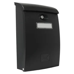 AMIG - Boîte aux lettres 7 - 345 x 240 x 105 mm - Plastique - Noir
