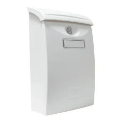 AMIG - Boîte aux lettres 7 - 345 x 240 x 105 mm - Plastique - Blanc