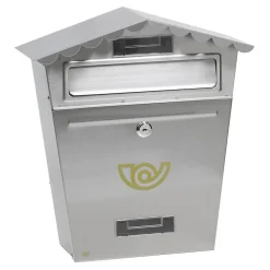 AMIG - Boîte aux lettres 1 INOX - 360 x 335 x 110 mm - Acier inoxydable - Inoxydable