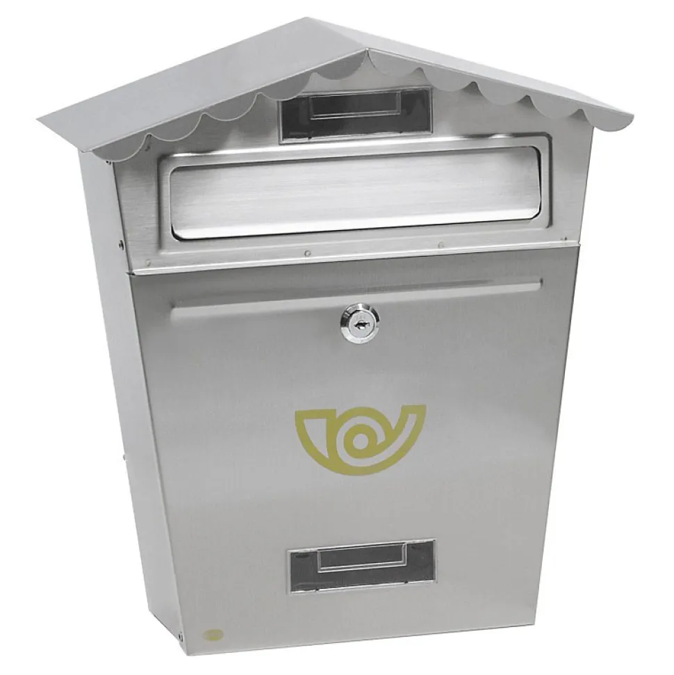 AMIG - Boîte aux lettres 1 INOX - 360 x 335 x 110 mm - Acier inoxydable - Inoxydable
