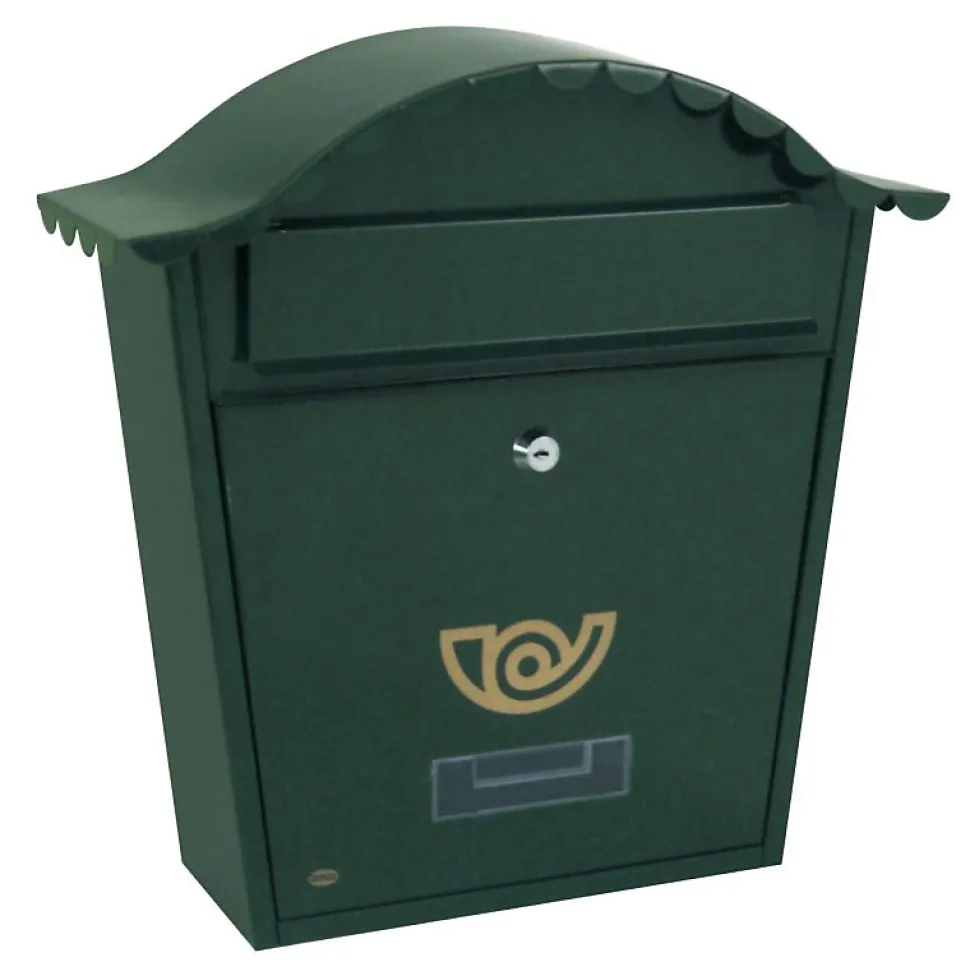 AMIG - Boîte aux lettres 1 - 370 x 360 x 105 mm - Acier - Vert