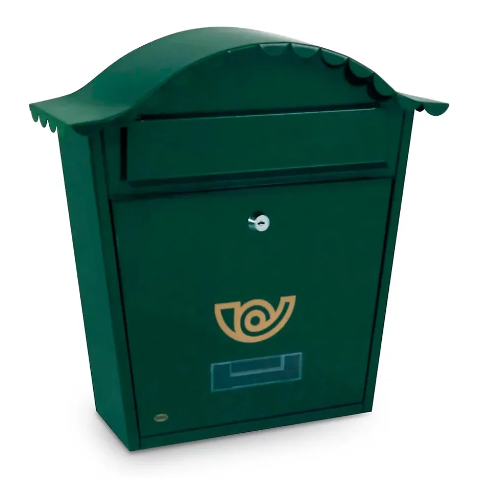 AMIG - Boîte aux lettres 1 - 370 x 360 x 105 mm - Acier - Vert