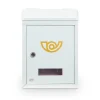 AMIG - Boîte aux lettres 2 MINI - 295 x 210 x 62 mm - Acier - Blanc