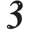 AMIG - Chiffres - 4'' - 100 mm - Acier - Noir