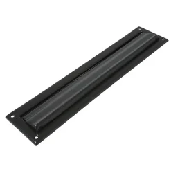 AMIG - Entrée de boîte aux lettres 2 - 342 x 73 mm - Acier - Noir