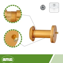 AMIG - Judas optique 3 - 14 35-60 mm - Aluminium - Or