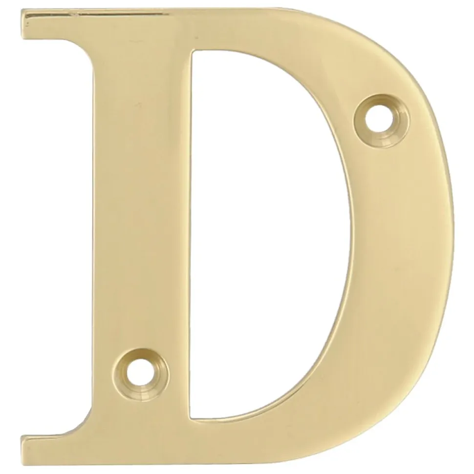 AMIG - Lettres laiton - 4'' - 100 mm - Laiton - Poli