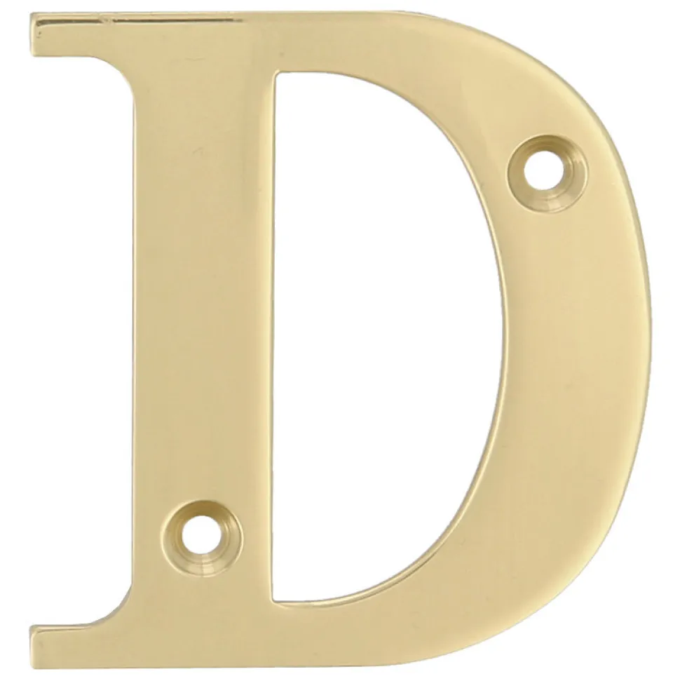 AMIG - Lettres laiton - 4'' - 100 mm - Laiton - Poli