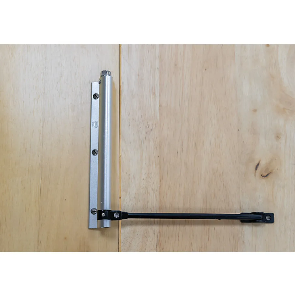 AMIG - Paumelle ressort 200 - 190 x 180 mm - Aluminium - Argent