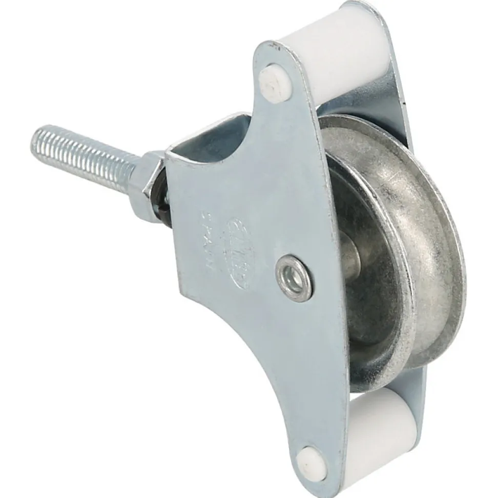 AMIG - Poulie métallique 3 - M6 x 40 mm - Acier - Zingué