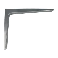 AMIG - Équerre 4 - 150 x 100 mm (6'' x 4'') - Aluminium - Gris métalisé