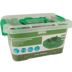 AMIG - Tuyau extensible 2073 - 15 m - Vert