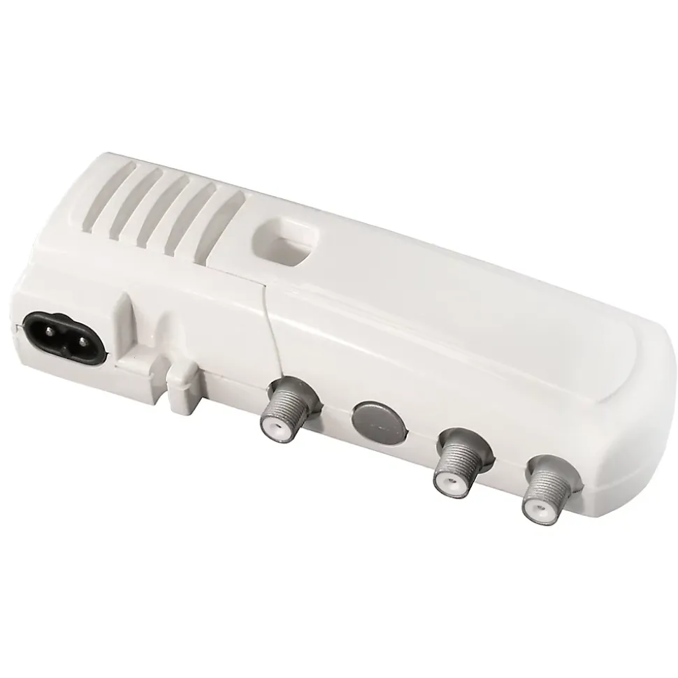 Amplificateur intérieur TV 2 sorties réglables, UHF/VHF - Fiche F