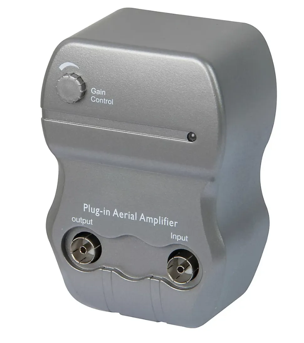 Amplificateur intérieur TV 1 sortie réglable - Fiche coaxiale Blyss