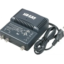 AMPLIFICATEUR TNT BLINDE 2 SORTIES ampli d'intérieur antenne tv 220V HDSAT