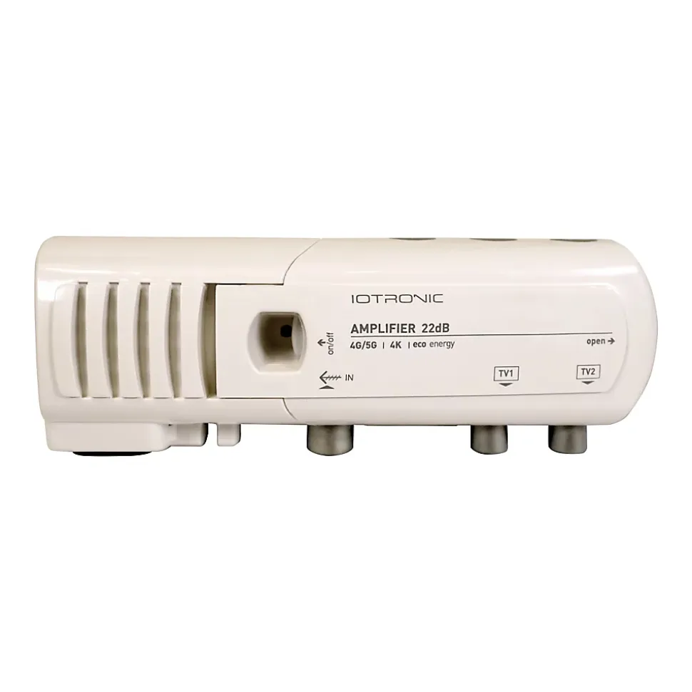 Amplificateur TV 22dB 2 TV 4G/5G, connexion IEC