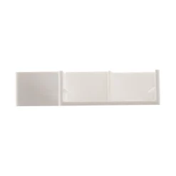 Angles plats moulure 30x10mm blanc lot de 4