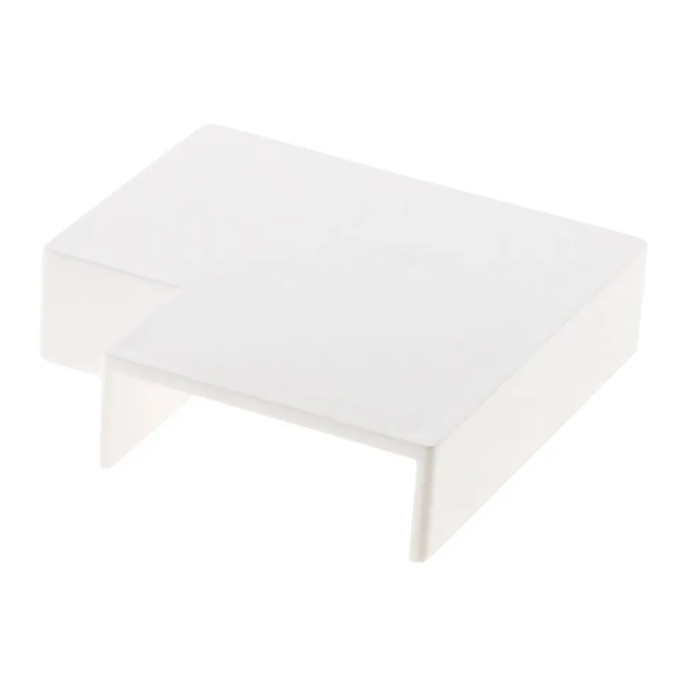 Angles plats moulure 30x10mm blanc lot de 4