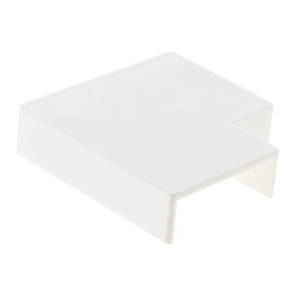 Angles plats moulure 30x10mm blanc lot de 4