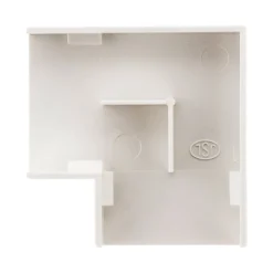 Angles plats moulure 30x10mm blanc lot de 4