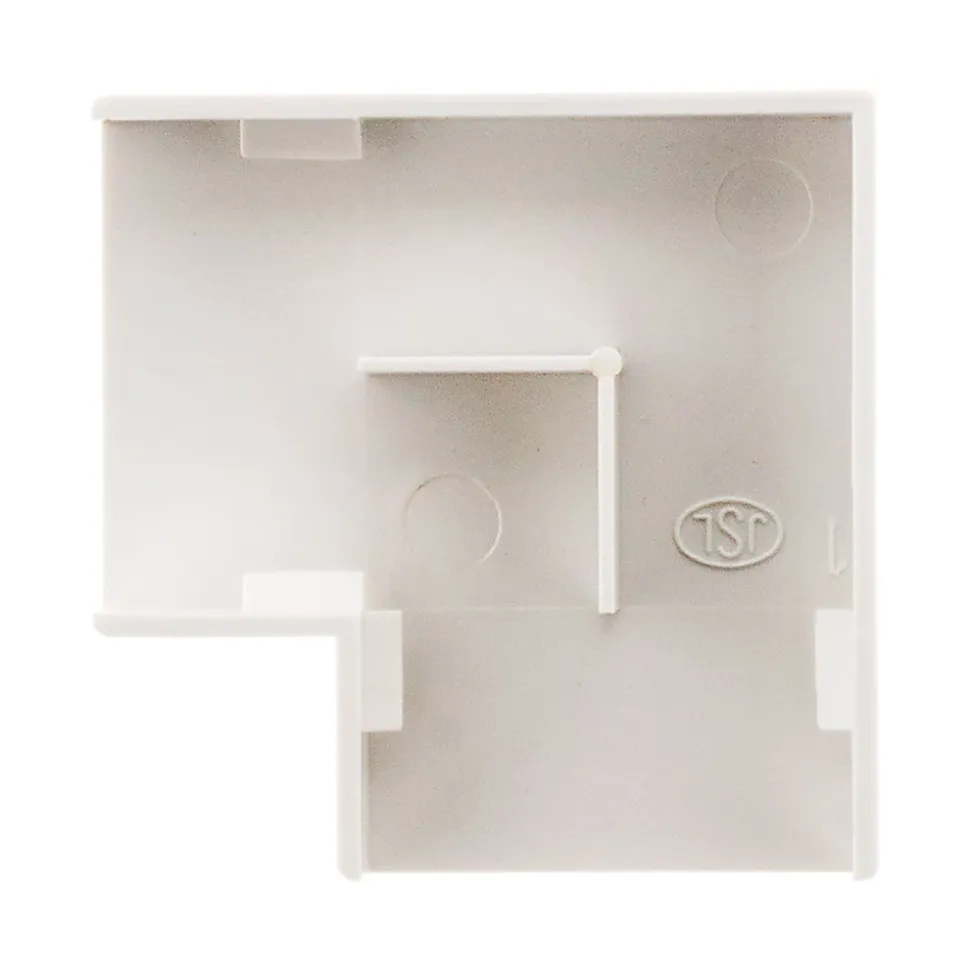 Angles plats moulure 30x10mm blanc lot de 4