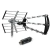 Antenne d'extérieur trinappe 26 dB + filtre 694 MHz