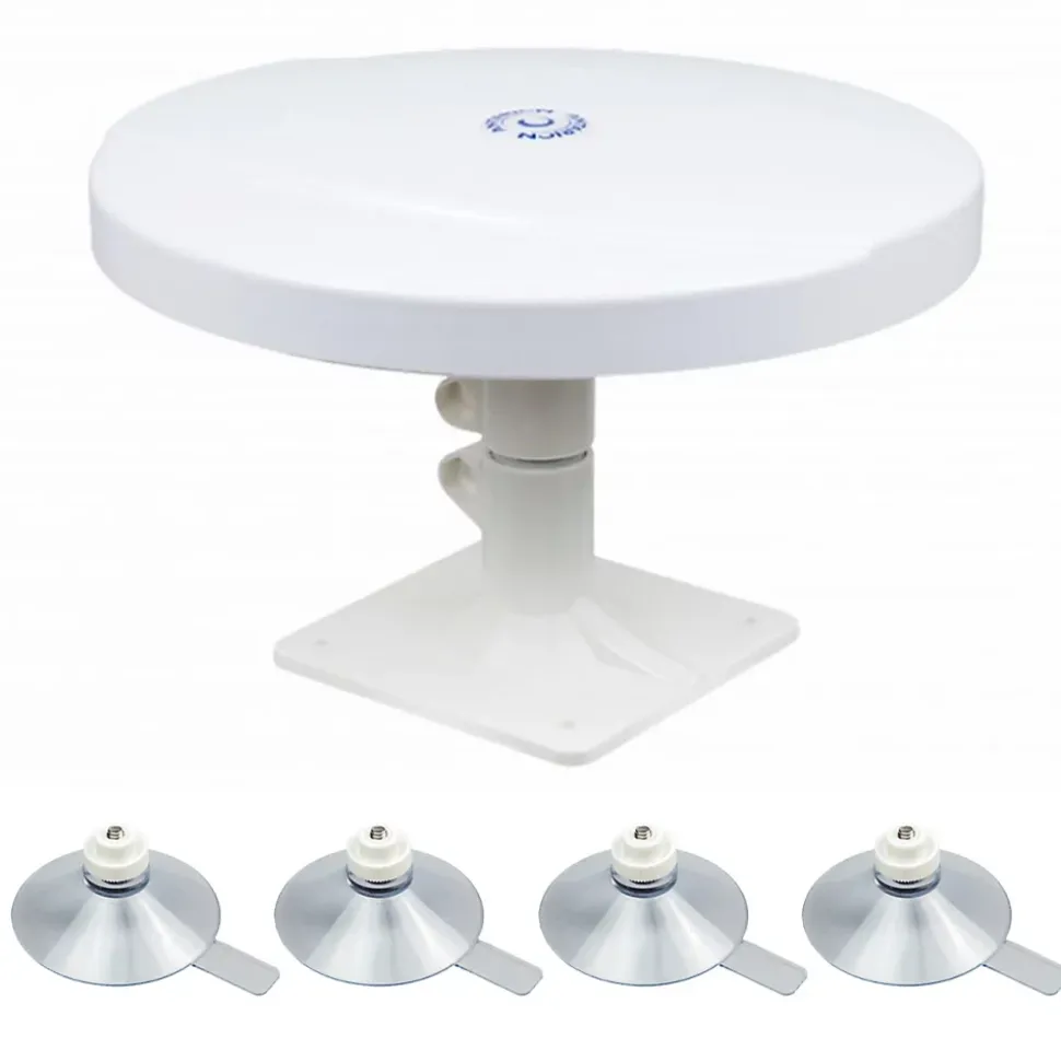 Antenne TNT passive omnidirectionnelle Camping Car + 4 ventouses ANTARION